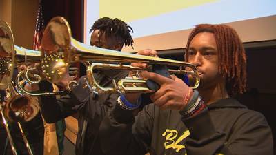‘A great feeling’: West Charlotte HS band seniors given full-tuition scholarships