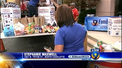 Thousands stop by WSOC-TV to donate to 9 Food Drive