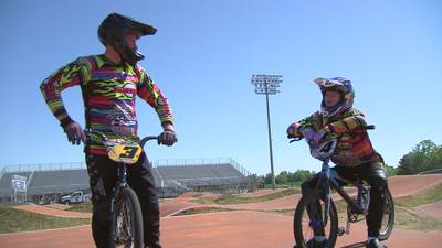 Father, son duo prepare to compete in UCI BMX Racing World Championships