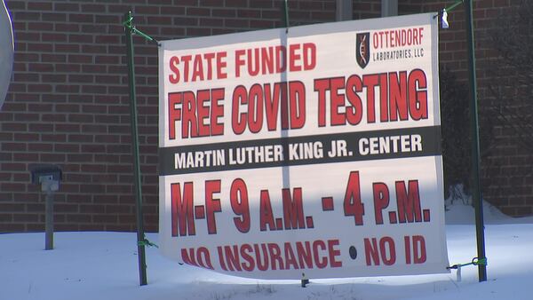 Some COVID-19 testing sites delay opening because of winter storm