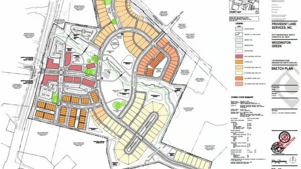 Developer causes uproar after proposing rezoning for home community in Weddington 