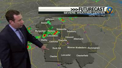 Monday afternoon's forecast update with Meteorologist Keith Monday