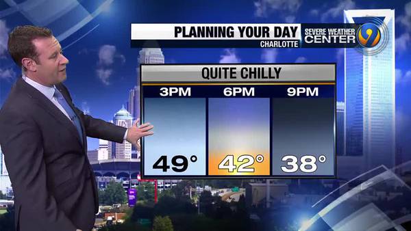 FORECAST: Chilly start before temperatures warm up to the upper 40s this afternoon