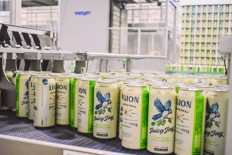 Legion’s craft brews can now be found on tap and on grocery store shelves in nearby Gastonia, Belmont, Lincolnton, Fort Mill and Rock Hill.