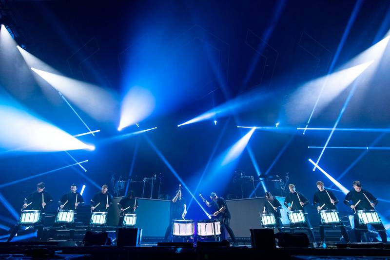Odesza performs at PNC Music Pavilion in Charlotte on Sept. 14, 2023.