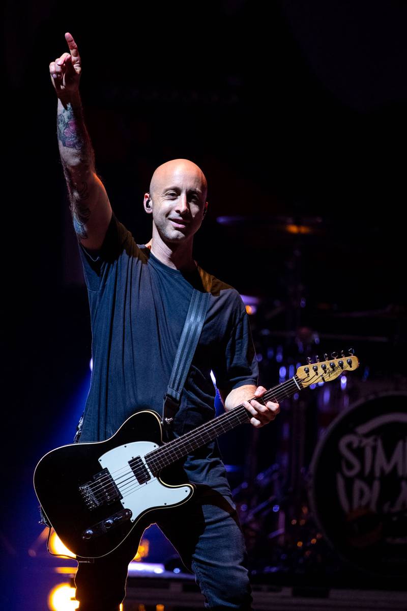 Simple Plan performs at PNC Music Pavilion in Charlotte on Sept. 1, 2024.