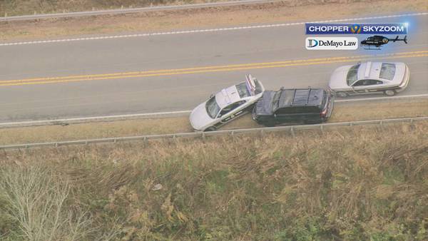 Stolen SUV leads police chase through Meck, Cabarrus counties; ends in crash