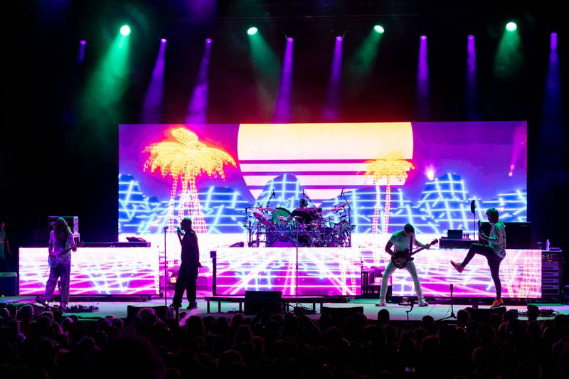 311 performs during the Unity Tour at Skyla Credit Union Amphitheatre on Aug. 11, 2024.