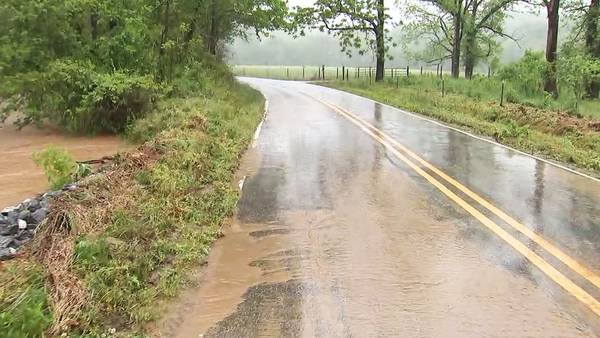 Flash Flood Watch: Emergency crews dealing with rising water levels, washed out roads