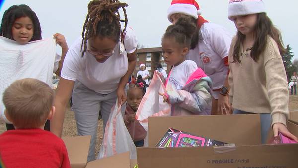 Local church loads ‘sleigh’ with gifts for West Boulevard communities