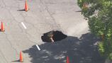 ‘That would eat a car’: Sinkhole forms just outside Northlake Mall