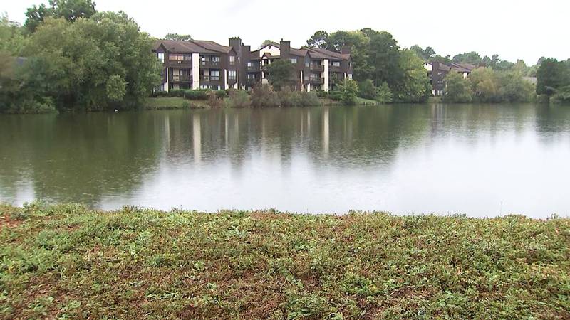 Police found a body floating in a pond off Village Lake Drive on Tuesday, Sept. 21.
