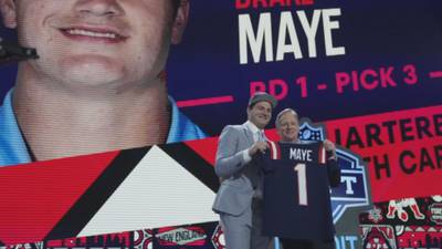 NFL Draft: Patriots pick UNC’s Drake Maye