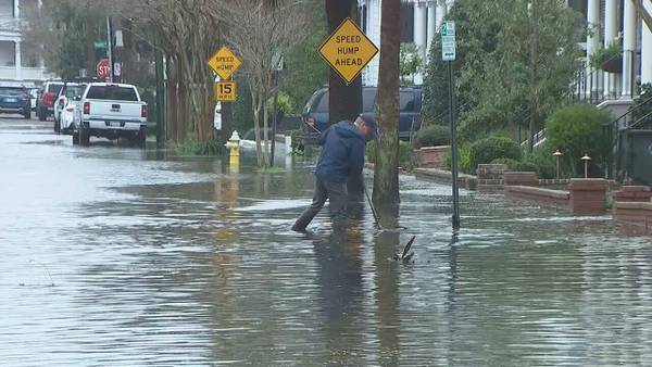 Charleston is sinking while the sea is rising