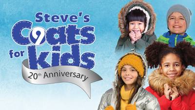 Channel 9′s Steve’s Coats for Kids drive kicks off 20th year