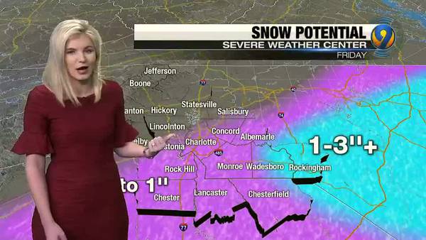 Thursday afternoon's forecast update with Meteorologist Ashley Kramlich