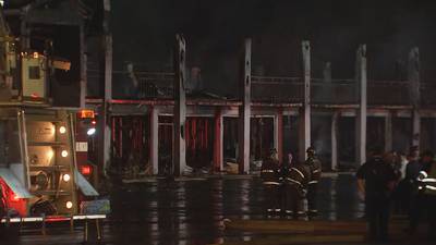 PHOTOS: Crews battle 2-alarm fire at abandoned Gastonia motel