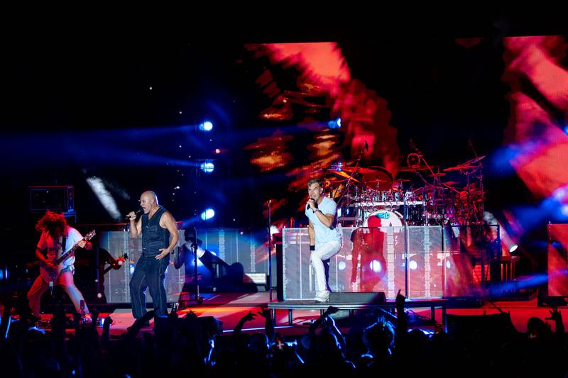 311 performs during the Unity Tour at Skyla Credit Union Amphitheatre on Aug. 11, 2024.