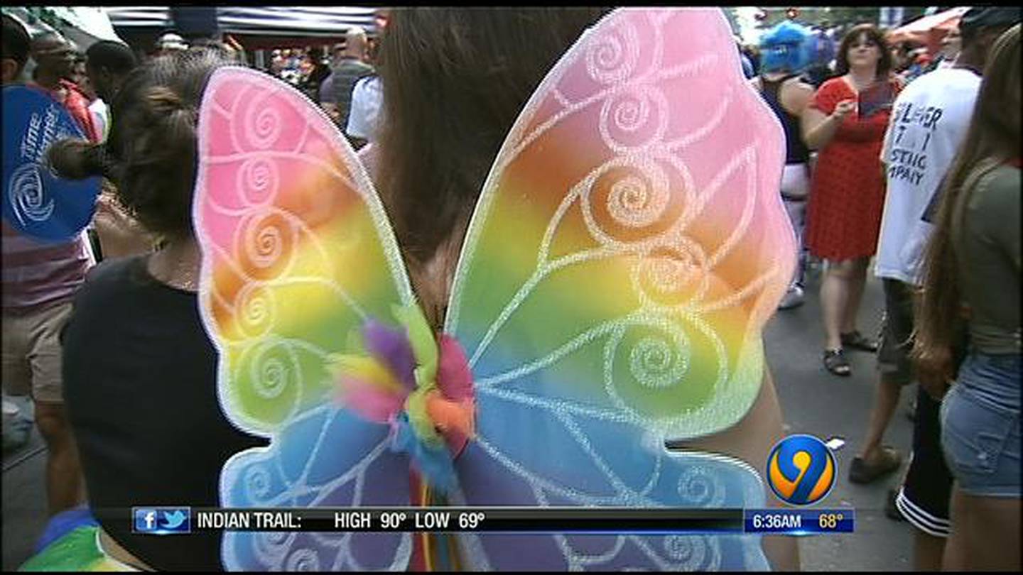 Thousands turn out to celebrate Charlotte Pride Festival uptown WSOC TV