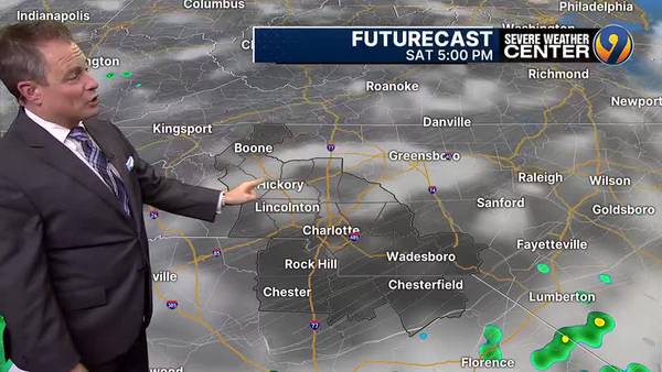 FORECAST: Cloudy, possible showers tonight