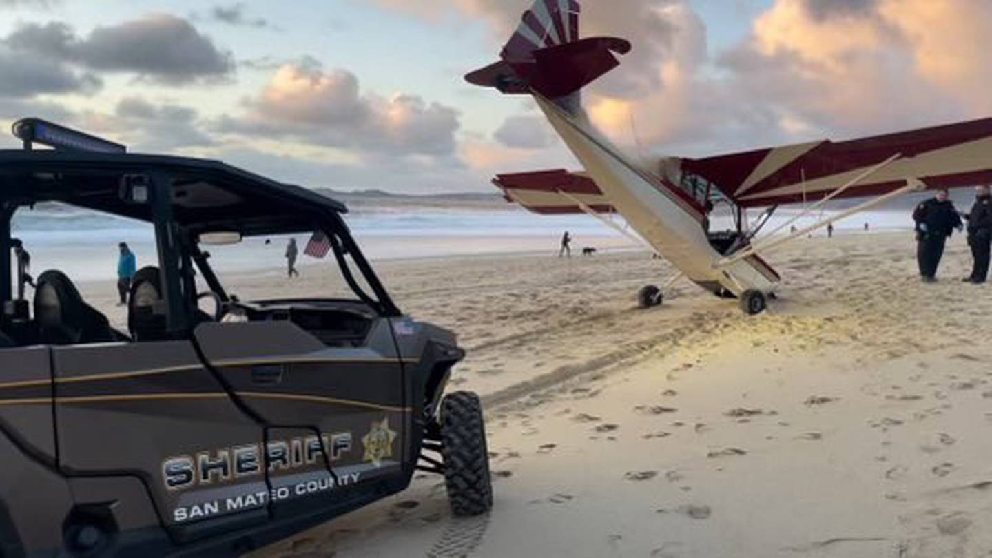 Man accused of stealing small plane before landing, abandoning it on California beach