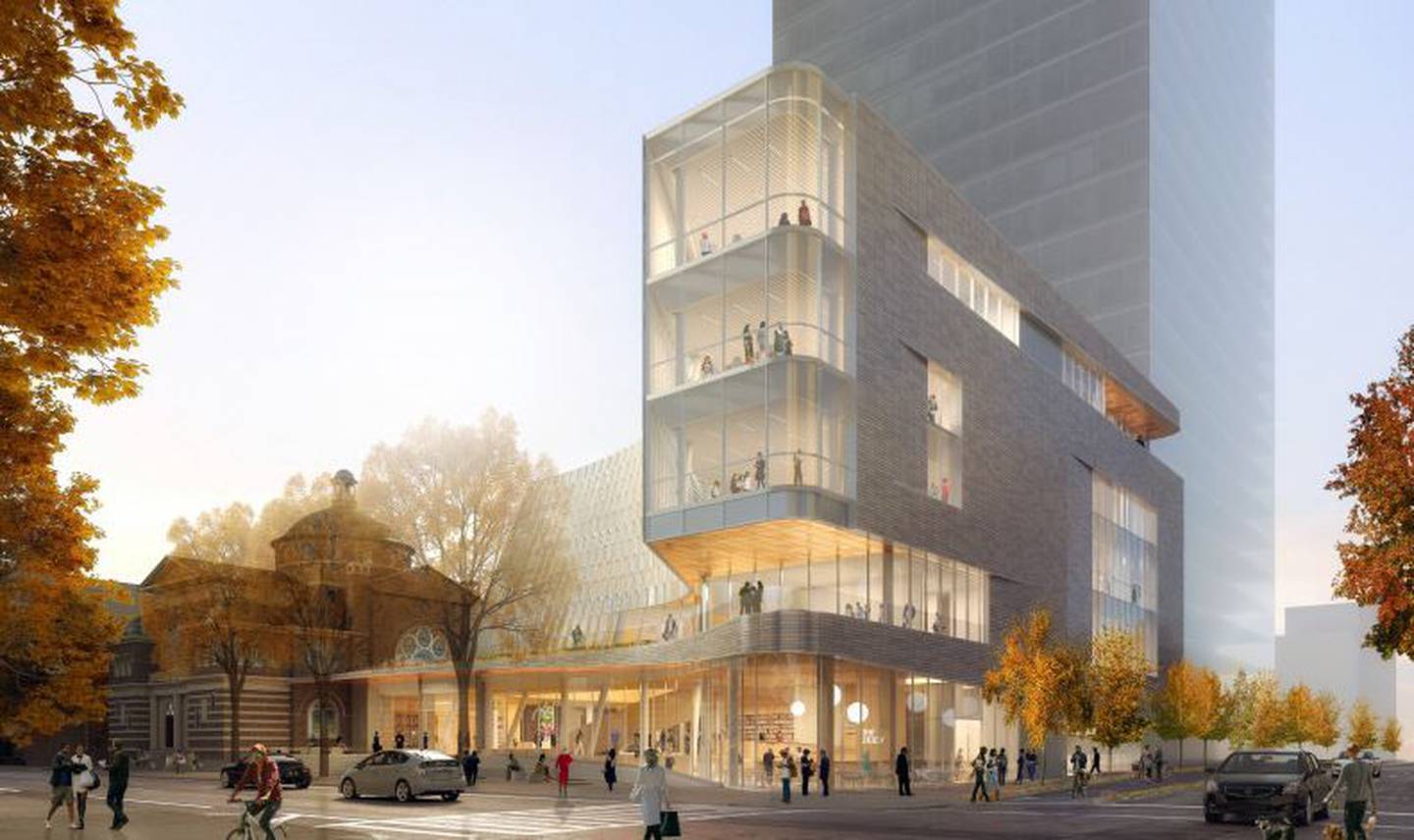 Main Library renderings from architecture firm Snøhetta.