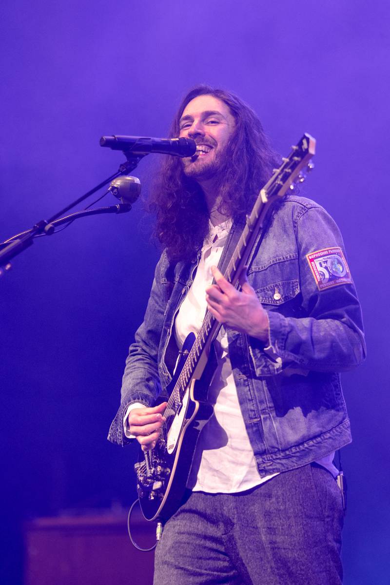 Irish singer Hozier kicked off the 2024 concert season at Charlotte’s PNC Music Pavilion with a sold-out show on April 23, 2024.