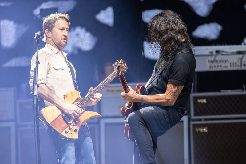 The Foo Fighters returned to Charlotte on Thursday for the first time in more than a decade to rock a sold-out crowd at PNC Music Pavilion.