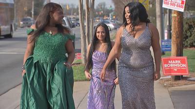 Girls get opportunity to shop for free prom dresses