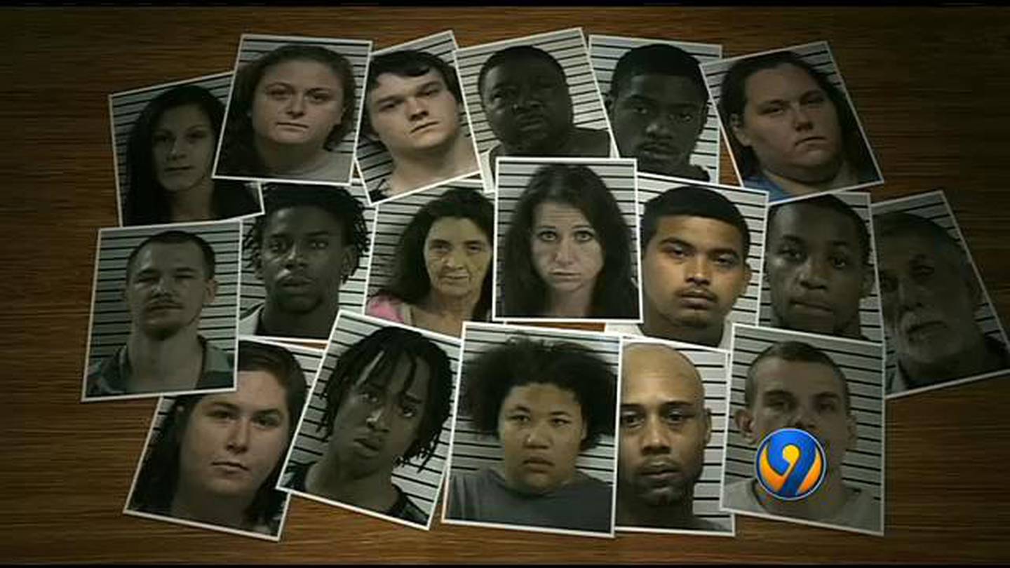 Iredell County Drug Bust Rounds Up 18 Arrests Wsoc Tv