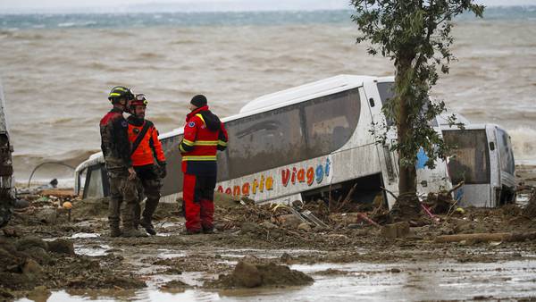 1 dead, up to 12 missing in landslide on Italian island