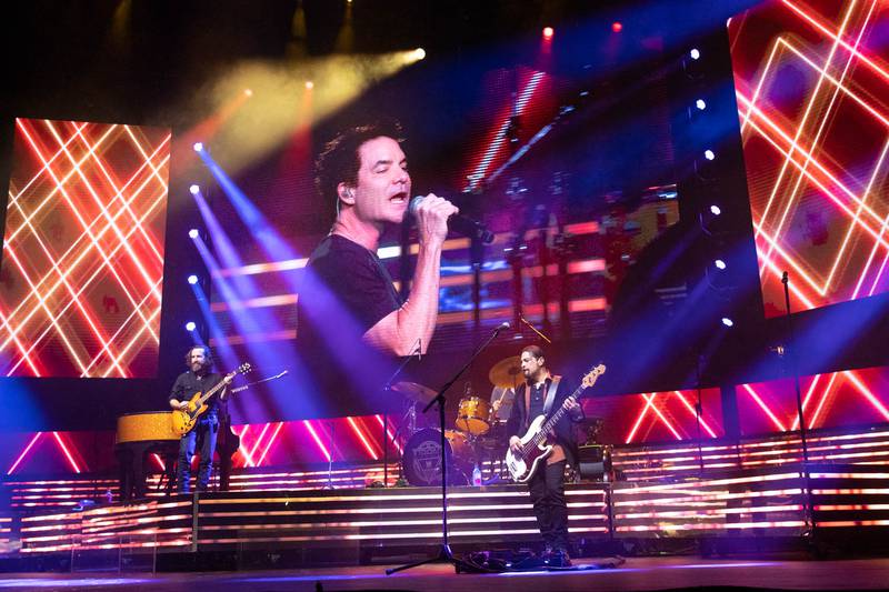 Train brought its AM Gold Tour featuring special guests Jewel, Blues Traveler and Will Anderson to PNC Music Pavilion in Charlotte. June 30, 2022.