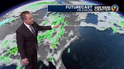 Tuesday evening's forecast with Chief Meteorologist John Ahrens