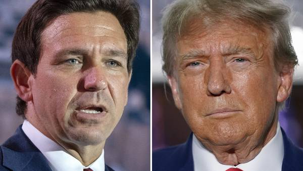 Trump and DeSantis meet to make peace and discuss fundraising for the former president's campaign