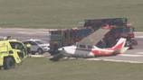 Small plane makes belly landing at Concord airport