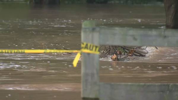 Tropical storm flooding brings debris to major drinking water supply