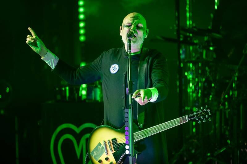 The Smashing Pumpkins brought their “The World is A Vampire” tour to PNC Music Pavilion in Charlotte on Aug. 22, 2023.