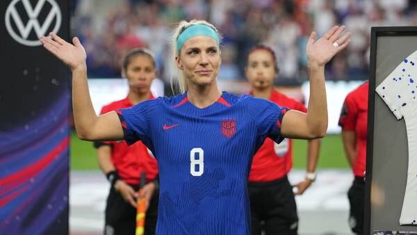 Julie Ertz finishes career with USWNT farewell match