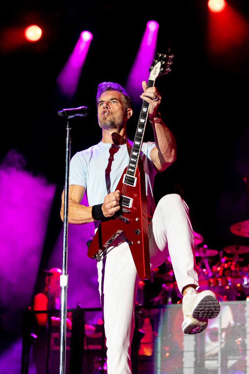 311 performs during the Unity Tour at Skyla Credit Union Amphitheatre on Aug. 11, 2024.