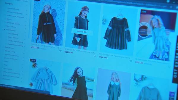 Cheap clothes bought online could pose risks for children