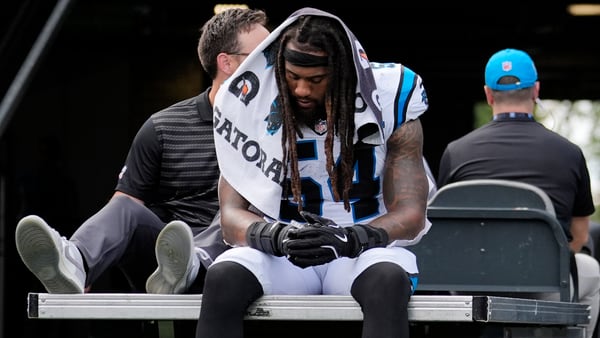 Panthers LB Shaq Thompson suffers a season-ending torn Achilles tendon