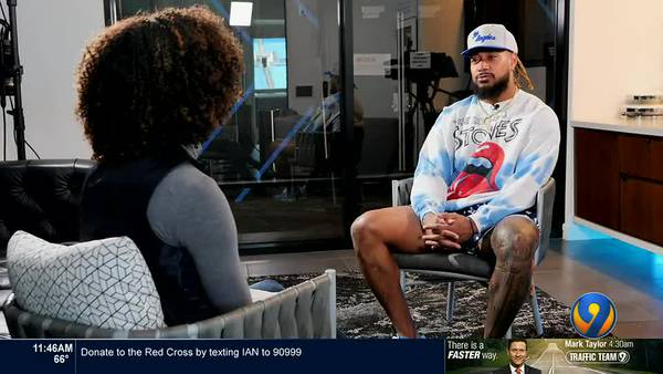 Channel 9's one-on-one with Panthers linebacker Frankie Luvu