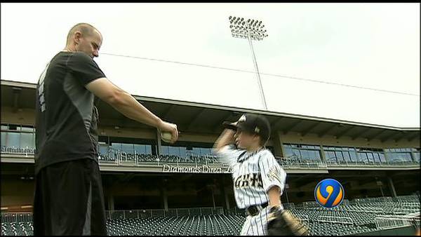 Knights coach, son celebrate Father's Day at ballpark