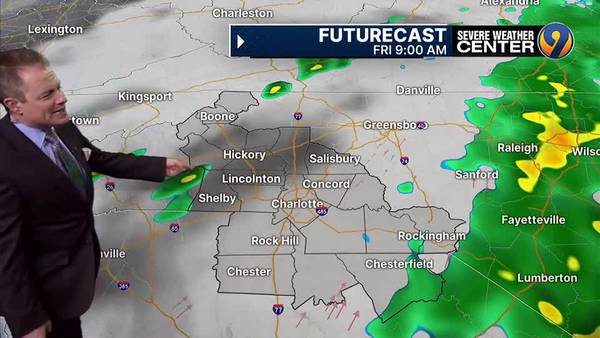 FORECAST: Rain relief on the way as smoke clouds Charlotte area