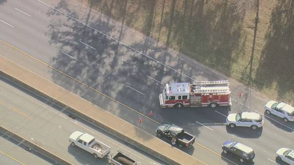 Drivers diverted after downed power lines block Charlotte highway