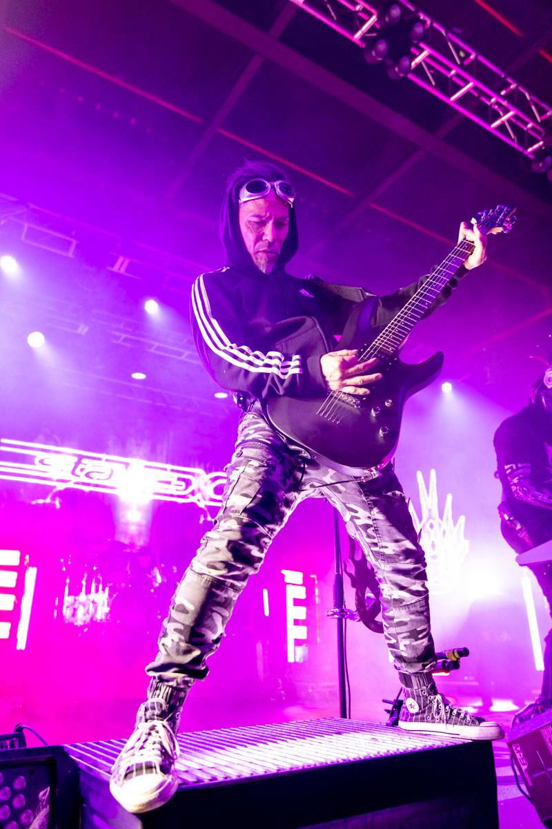 Static-X performs at the Fillmore Charlotte on Feb. 6, 2024.