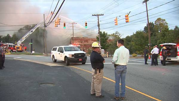 Officials work to determine cause of structure fire in Hickory 