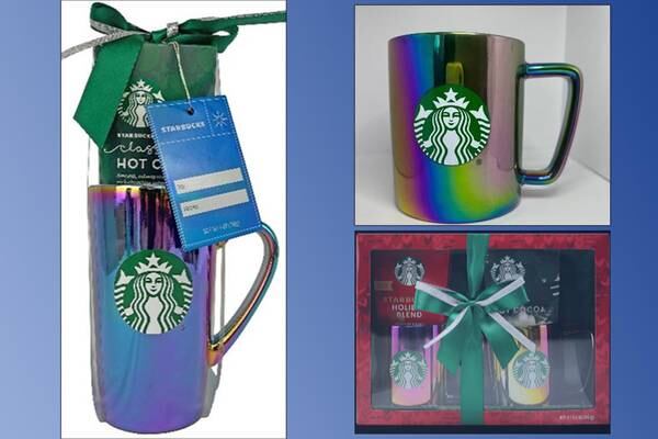Recall alert: 440K metallic Starbucks gift set mugs recalled