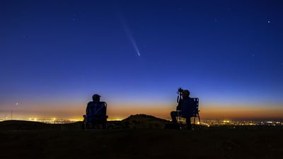 Rare comet will be visible in North Carolina all week