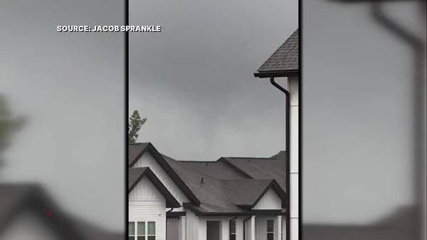 Charlotte man ‘caught off guard’ while recording possible funnel cloud 